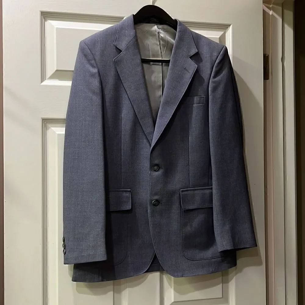 Giuseppe Rosato Italian Classic 80’s Retro Throwback Grey Sports coat Blazer
